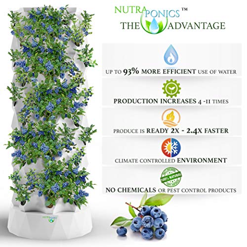 Hydroponic Tower for Indoor Plants - Nutraponics