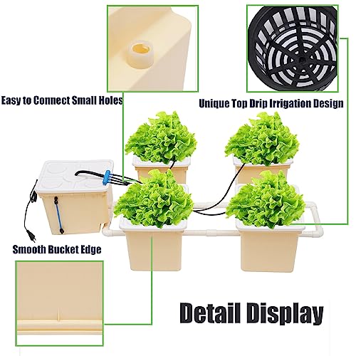5-Bucket Complete Hydroponic Grow System