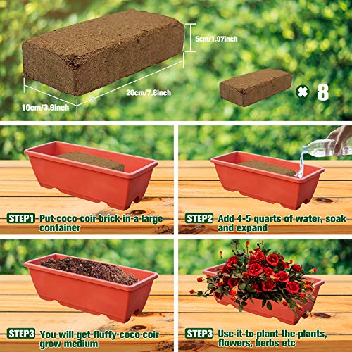 Organic Coco Coir Bricks for Hydroponic Plants