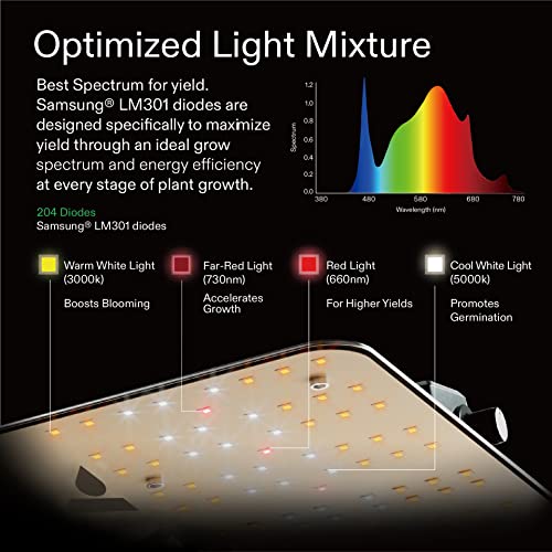 2x2ft Hydroponic Grow Tent Kit with LED Light