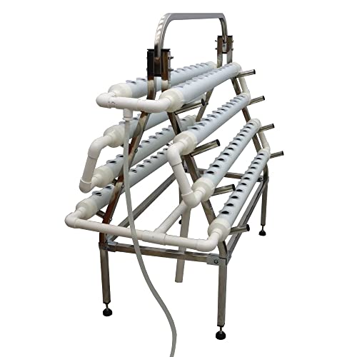 Stainless Steel Hydroponic Plant Grow Kit (88 Holes)