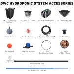DWC Hydroponic Grow System with Drip Kit