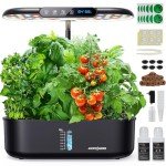 Ahopegarden Indoor Hydroponic Growing System with LED
