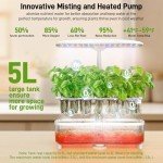 15-Pod Hydroponic Indoor Garden Kit with Grow Light