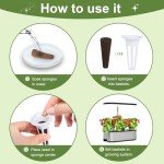 79-Piece Hydroponic Seed Starter Kit for Indoor Growing