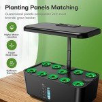 LED Indoor Hydroponic Growing System for Herbs & Vegetables