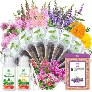 8 Hydroponic Flower Seed Pods with 600+ Seeds