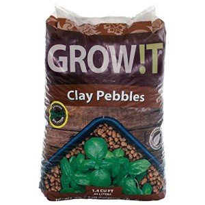 100% Natural Clay Pebbles for Hydroponics & Gardening