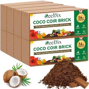 Organic Coco Coir Bricks for Hydroponic Plants
