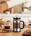 Classic 21oz French Press Coffee Maker - Silver