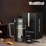 RAINBEAN 12 Oz Mini French Press Coffee Maker