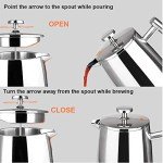 Secura 34-Ounce Stainless Steel French Press Coffee Maker
