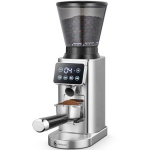 AMZCHEF Home Coffee Grinder with 24 Grind Settings