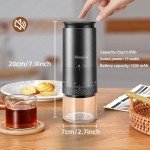 Mongdio Portable Electric Burr Coffee Grinder