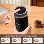 Mongdio Portable Electric Burr Coffee Grinder