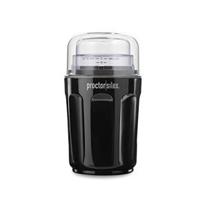 Quiet Electric Coffee Grinder with Stainless Steel Blades