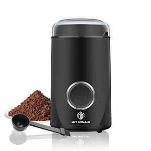 Electric Coffee and Spice Grinder with One Touch