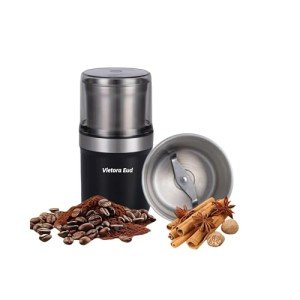 Adjustable Electric Coffee Grinder with Stainless Steel Bowl