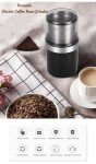 Adjustable Electric Coffee Grinder with Stainless Steel Bowl
