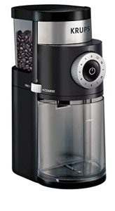 KRUPS Flat Coffee Burr Grinder for 2-12 Cups