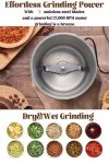Adjustable Electric Coffee Grinder with Stainless Steel Bowl