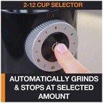 KRUPS Flat Coffee Burr Grinder for 2-12 Cups
