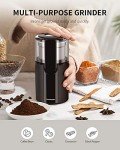 SHARDOR Electric Coffee and Herb Grinder, Black