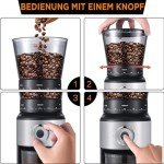 Ollygrin Electric Burr Coffee Grinder with 30 Settings