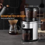Ollygrin Electric Burr Coffee Grinder with 30 Settings