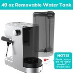 CASABREWS 20 Bar Espresso Machine with Frother