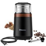 Electric Coffee Grinder with Dual Stainless-Steel Blades