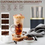 Electric Coffee and Spice Grinder with Removable Bowl