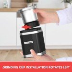 Electric Coffee Bean Grinder with Removable Bowl
