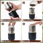 Electric Coffee and Spice Grinder with Removable Bowl
