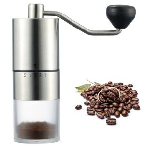 EZLucky Portable Manual Coffee Grinder - 5 Settings