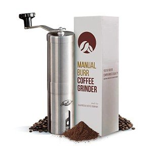 JavaPresse Portable Stainless Steel Coffee Grinder