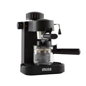 IMUSA 4-Cup Espresso & Cappuccino Maker - Black