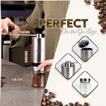 Vivaant Manual Coffee Grinder with Adjustable Burr