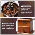 Vintage Mini Wooden Manual Coffee Grinder Mill