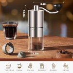 Manual Coffee Grinder with Adjustable Settings