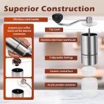 Manual Coffee Grinder with Adjustable Settings