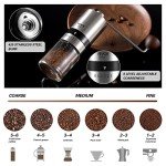 VEVOK CHEF Manual Stainless Steel Coffee Grinder