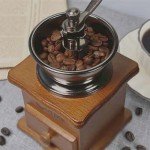 Vintage Mini Wooden Manual Coffee Grinder Mill