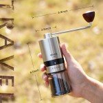 VEVOK CHEF Manual Stainless Steel Coffee Grinder