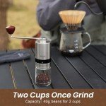VEVOK CHEF Manual Stainless Steel Coffee Grinder