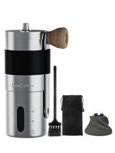SimCoker Portable Ceramic Burr Coffee Grinder