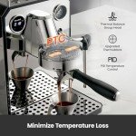 Gemilai Owl Semi-Automatic Espresso Machine with Frother