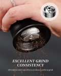 Manual Coffee Bean Grinder with Adjustable Conical Burr