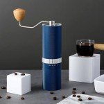 Vzaahu Manual Coffee Grinder - Blue, 40g Capacity