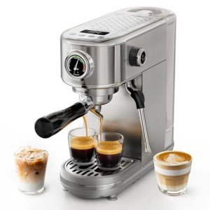 HiBREW H10B Programmable Espresso Machine with Steam Wand